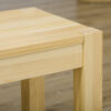 Panca da cucina in legno di pino per 3 Persone, 150Lx33x45cm, color legno